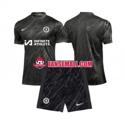 Matchtröjor Chelsea Målvaktströja 2024-2025 Kortärmad till Barn (2:a ställ)