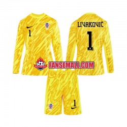 Matchtröjor Kroatien Målvaktströja DOMINIK LIVAKOVIC 1 Euro 2024 Långärmad till Barn (1:a ställ) Matchtröjor Kroatien Målvaktströja DOMINIK LIVAKOVIC 1 Euro 2024 Långärmad till Barn (1:a ställ)