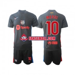 Matchtröjor FC Barcelona Lionel Messi 10 2024-2025 Kortärmad till Barn (2:a ställ)