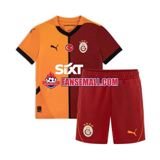 Matchtröjor Galatasaray SK 2024-2025 Kortärmad till Barn (1:a ställ)