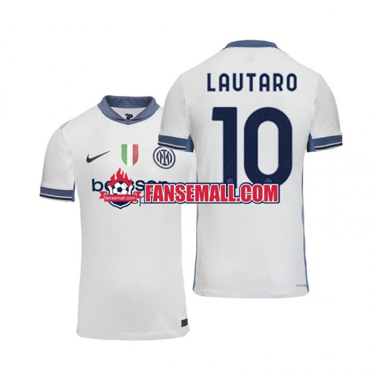 Matchtröjor Inter Milan Lautaro 10 2024-2025 Kortärmad till Herr (2:a ställ)