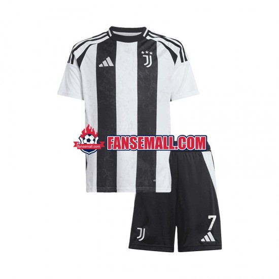 Matchtröjor Juventus Cristiano Ronaldo 7 2024-2025 Kortärmad till Barn (1:a ställ)