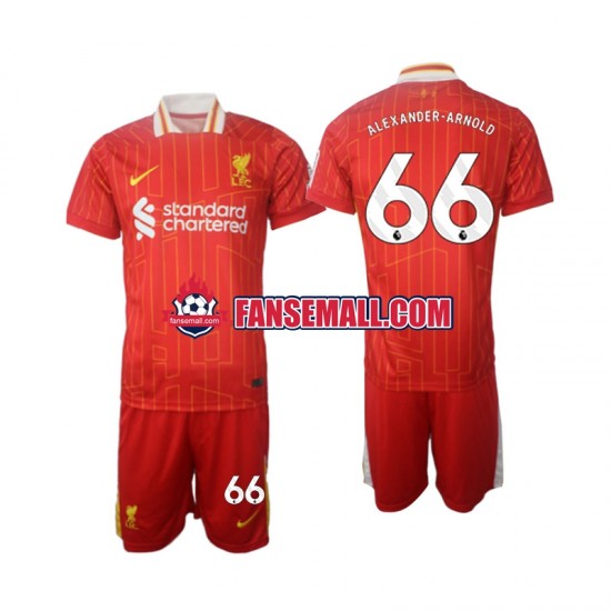 Matchtröjor Liverpool Alexander-Arnold 66 2024-2025 Kortärmad till Barn (1:a ställ)