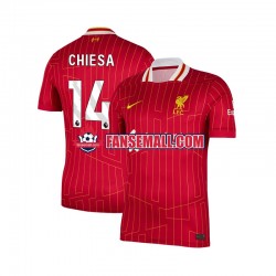 Matchtröjor Liverpool Federico Chiesa 14 2024-2025 Kortärmad till Herr (1:a ställ)