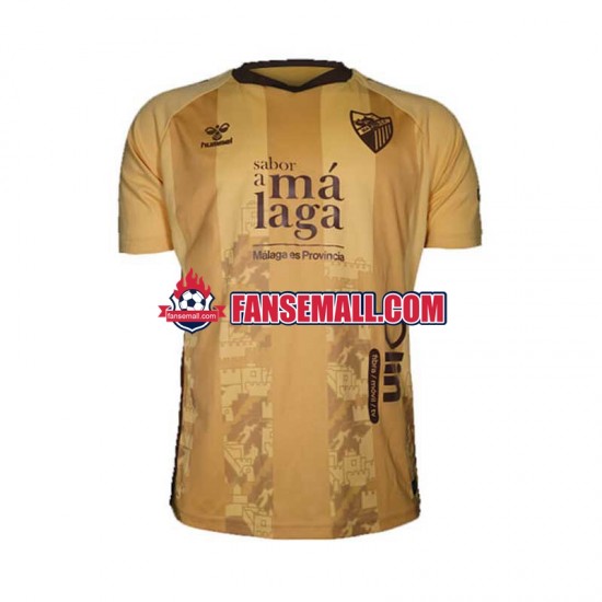 Matchtröjor Málaga CF 2024-2025 Kortärmad till Herr (2:a ställ)