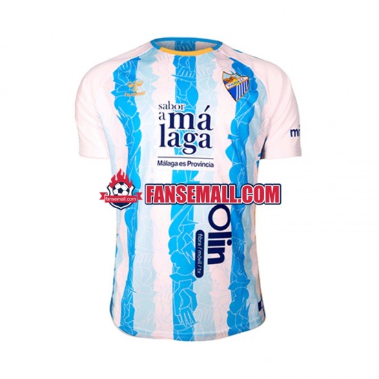 Matchtröjor Málaga CF 2024-2025 Kortärmad till Herr (1:a ställ)