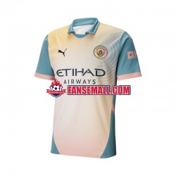 Matchtröjor Manchester City 2024-2025 Kortärmad till Herr (4:e ställ)