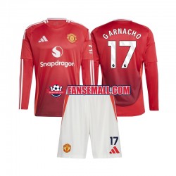 Matchtröjor Manchester United Alejandro Garnacho 17 2024-2025 Långärmad till Barn (1:a ställ) Matchtröjor Manchester United Alejandro Garnacho 17 2024-2025 Långärmad till Barn (1:a ställ)