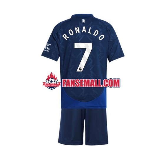 Matchtröjor Manchester United Cristiano Ronaldo 7 2024-2025 Kortärmad till Barn (2:a ställ)