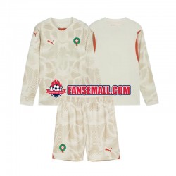 Matchtröjor Marocko Målvaktströja 2024 Långärmad till Barn (2:a ställ)