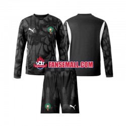 Matchtröjor Marocko Målvaktströja 2024 Långärmad till Barn (3:e ställ)