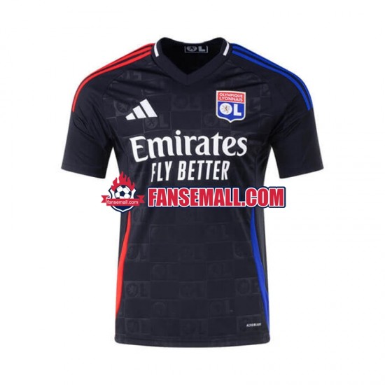 Matchtröjor Olympique Lyonnais 2024-2025 Kortärmad till Herr (2:a ställ)