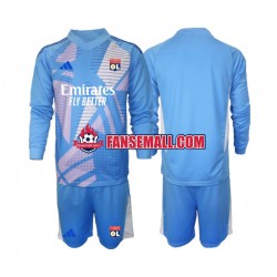 Blå Matchtröjor Olympique Lyonnais Målvaktströja 2024-2025 Långärmad till Barn (3:e ställ) Blå Matchtröjor Olympique Lyonnais Målvaktströja 2024-2025 Långärmad till Barn (3:e ställ)