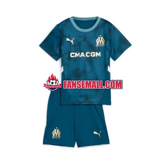 Matchtröjor Olympique de Marseille 2024-2025 Kortärmad till Barn (2:a ställ)