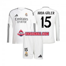 Matchtröjor Real Madrid Arda Guler 15 2024-2025 Långärmad till Barn (1:a ställ) Matchtröjor Real Madrid Arda Guler 15 2024-2025 Långärmad till Barn (1:a ställ)
