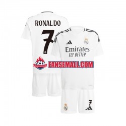 Matchtröjor Real Madrid Cristiano Ronaldo 7 2024-2025 Kortärmad till Barn (1:a ställ)