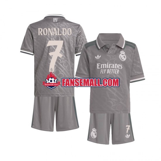Matchtröjor Real Madrid Cristiano Ronaldo 7 2024-2025 Kortärmad till Barn (3:e ställ)