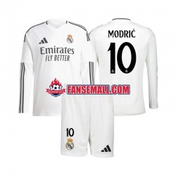 Matchtröjor Real Madrid Luka Modric 10 2024-2025 Långärmad till Barn (1:a ställ) Matchtröjor Real Madrid Luka Modric 10 2024-2025 Långärmad till Barn (1:a ställ)