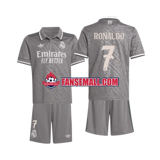 Matchtröjor Real Madrid Ronaldo 7 2024-2025 Kortärmad till Barn (3:e ställ)