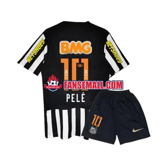 Matchtröjor Santos PELE 10 Retro 2011-2012 Kortärmad till Barn (2:a ställ)