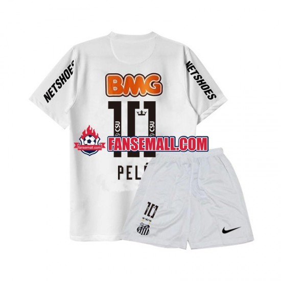 Matchtröjor Santos PELE 10 Retro 2011-2012 Kortärmad till Barn (1:a ställ)