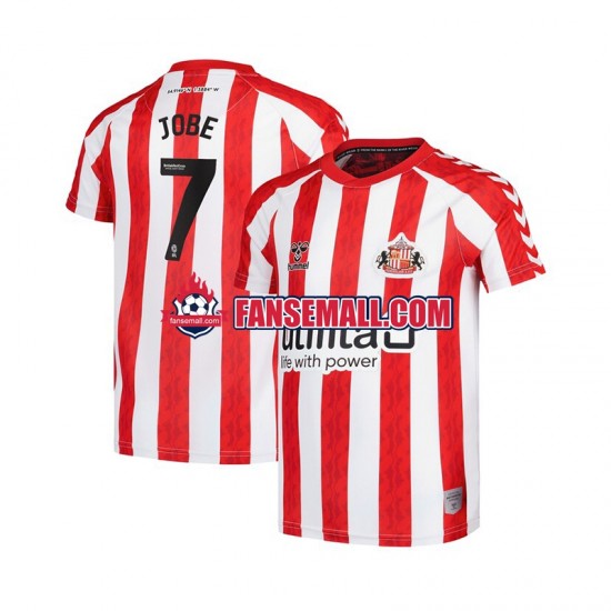 Matchtröjor Sunderland Jobe Bellingham 7 2024-2025 Kortärmad till Herr (1:a ställ)