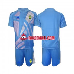 Blå Matchtröjor Sverige Målvaktströja 2024 Kortärmad till Barn (2:a ställ) Blå Matchtröjor Sverige Målvaktströja 2024 Kortärmad till Barn (2:a ställ)